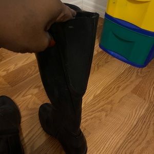 Womens black boots size 12